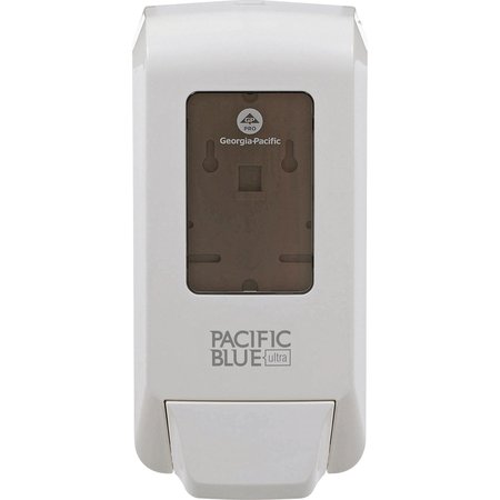 PACIFIC BLUE ULTRA Dispenser f/Soap/Sanitizer, Manual, 5.1"x6.2"x12.1", White GPC53058